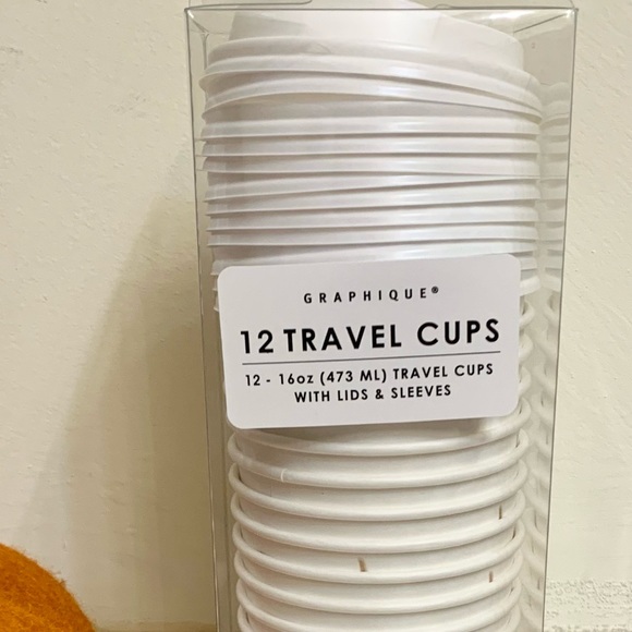 🍁☕️ Fall Travel Cups (12) with lids and sleeves - Picture 4 of 4